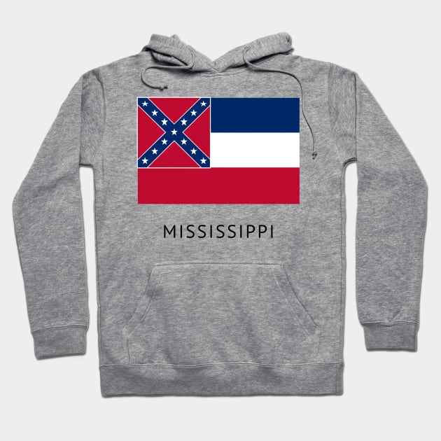 Mississippi state flag Hoodie by MARCHY